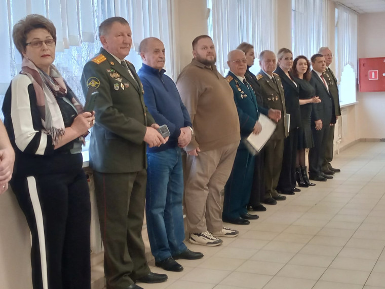 Открытие "Класса героя" генерал-майора артиллерии Валентина Трофимовича Солдатова.
